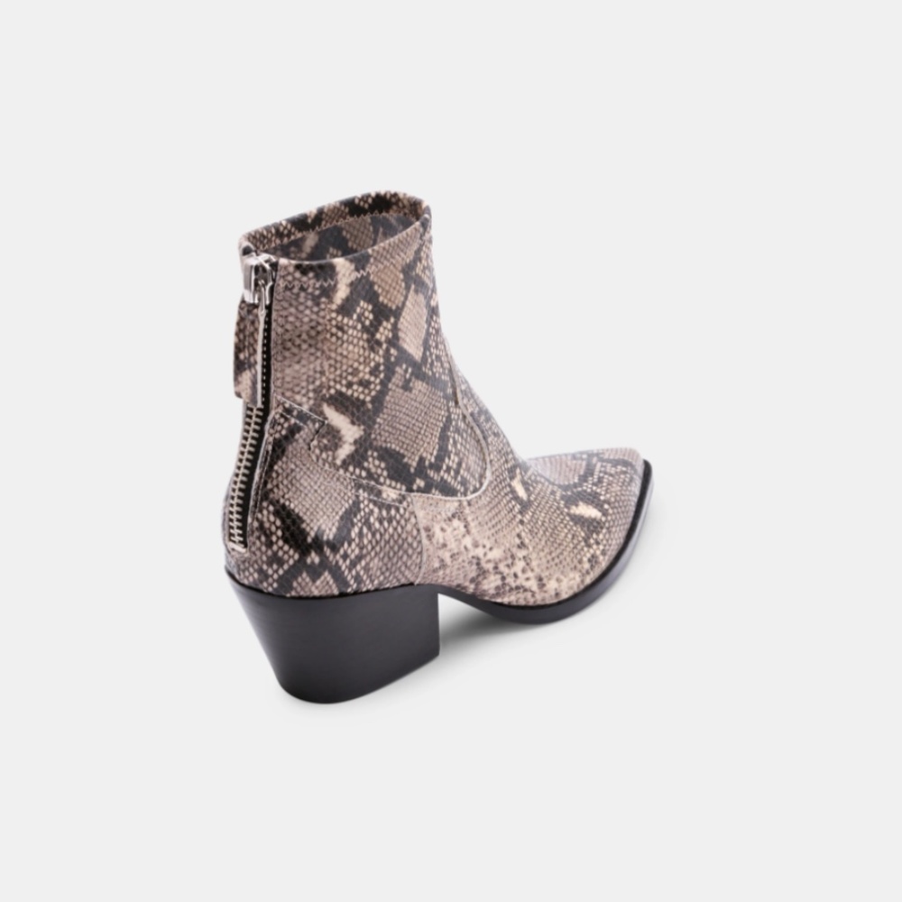 Dolce Vita Shanta Snake Booties Size 10 - Picture 4 of 15